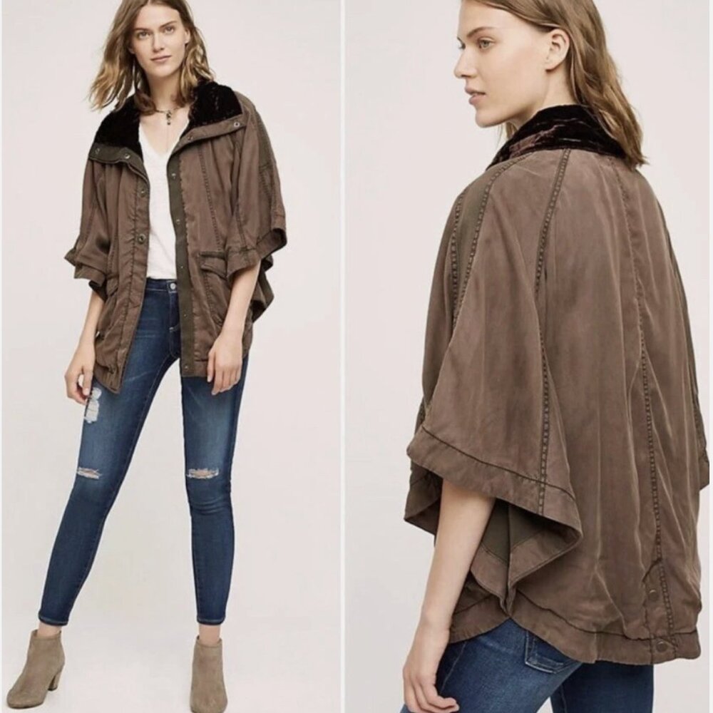 Anthropologie Hei Hei Todra cape jacket size L